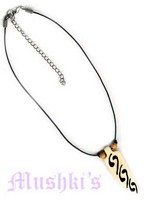 Bone Pendant necklace - click here for large view